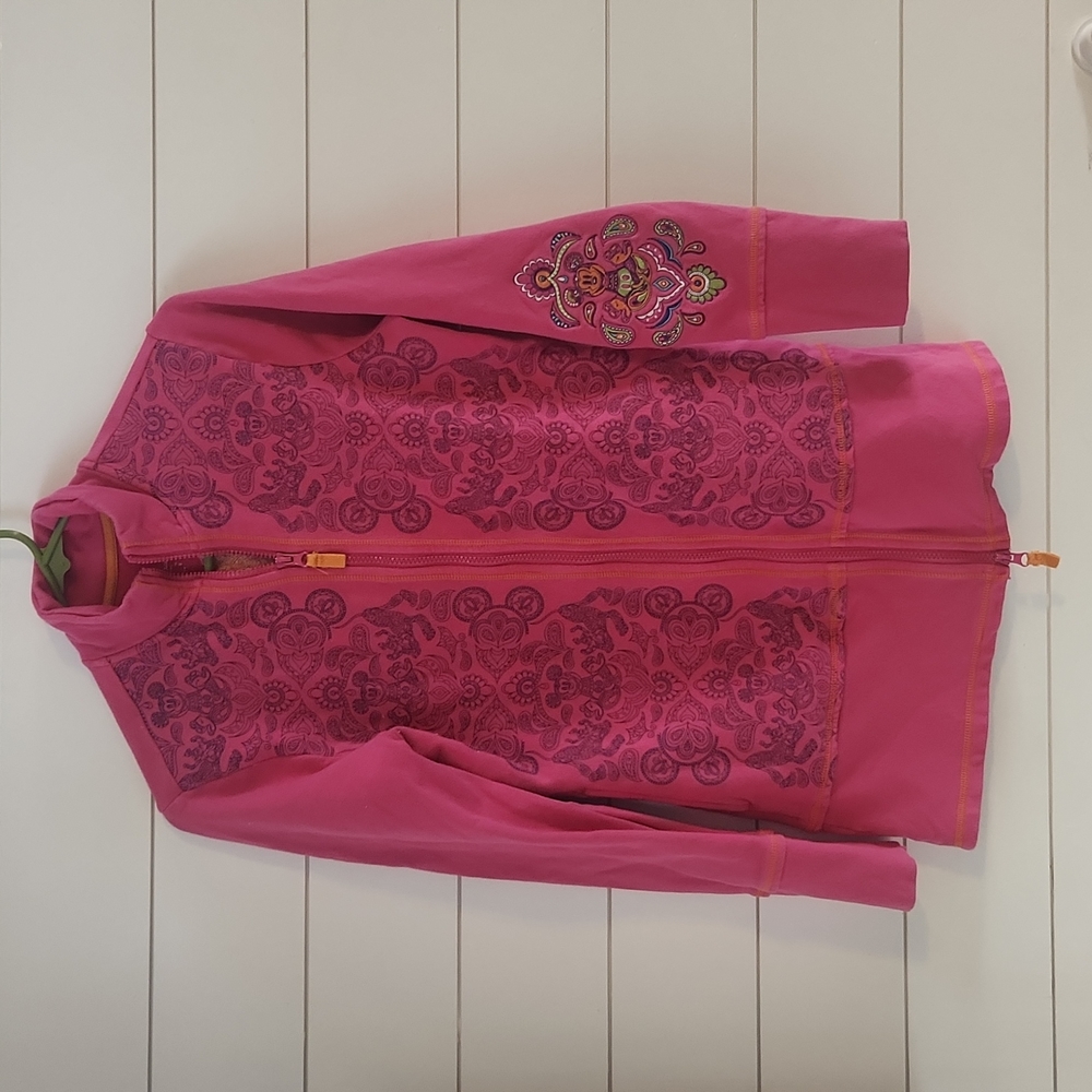 Disney parks Mickey Mouse pink jacket